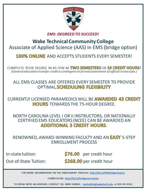 ems degree transfer agreement